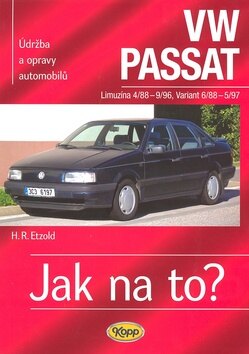Obálka knihy VW Passat Limuzína od 4/88 do 9/96, variant pd 6/88 do 5/97