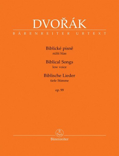 Obálka knihy Biblické písně op. 99