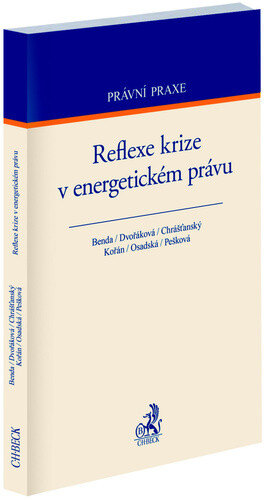 Obálka knihy Reflexe krize v energetickém právu