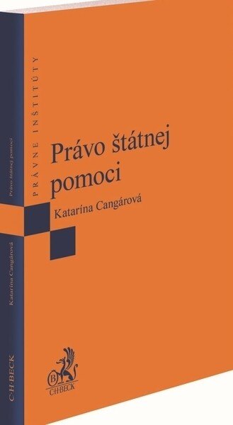 Obálka knihy Právo štátnej pomoci