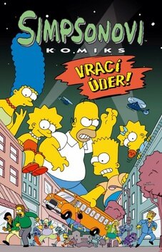 Obálka knihy Simpsonovi vrací úder!