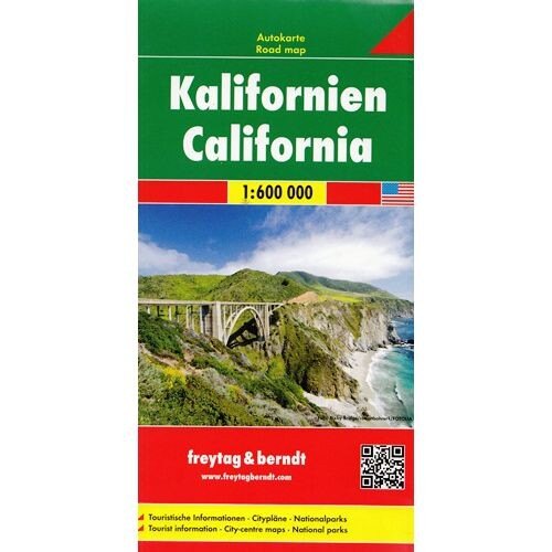Obálka knihy Mapa Kalifornien 1:600 000