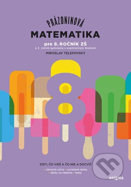 Obálka knihy Prázdninová matematika pre 8. ročník ZŠ