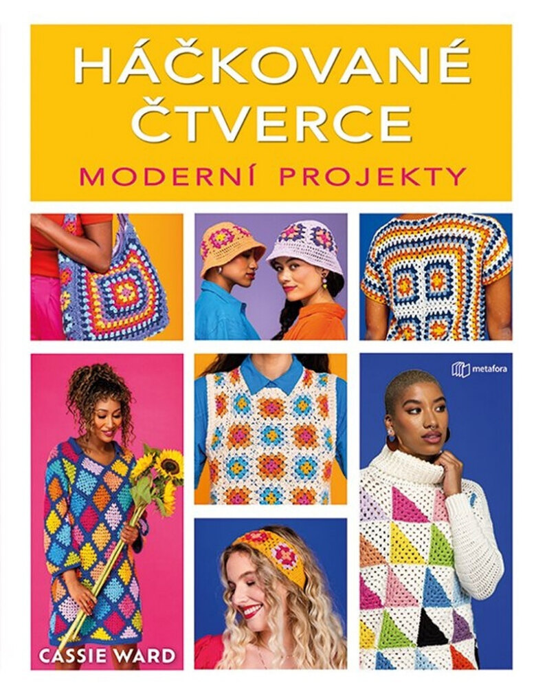 Obálka knihy Háčkované čtverce: Moderní projekty