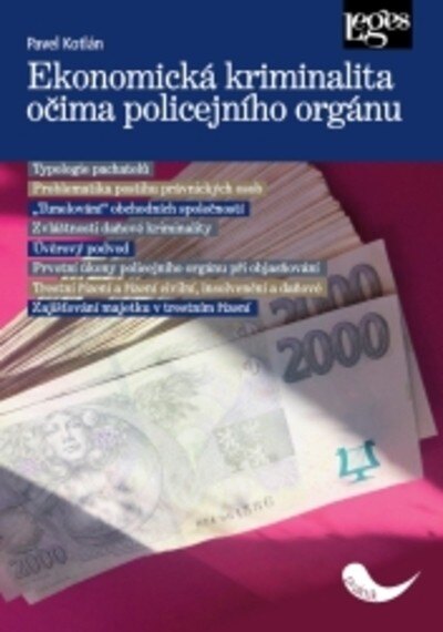 Obálka knihy Ekonomická kriminalita očima policejního orgánu