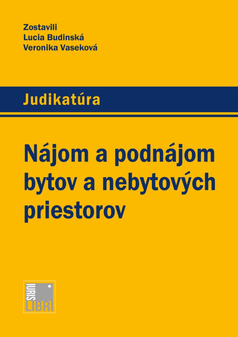 Obálka knihy Nájom a podnájom bytov a nebytových priestorov