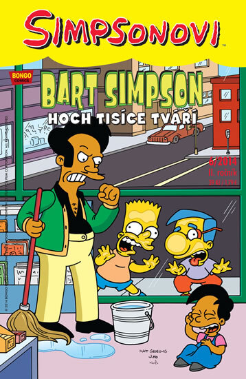 Obálka knihy Simpsonovi - Bart Simpson 6/2014 - Hoch tisíce tváří