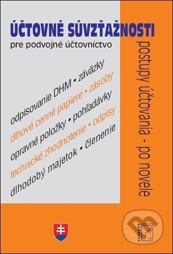 Obálka knihy Účtovné súvzťažnosti pre podnikateľov v PÚ