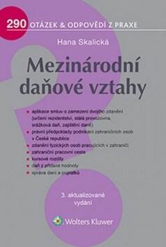 Obálka knihy Mezinárodní daňové vztahy