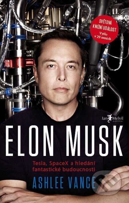 Obálka knihy Elon Musk