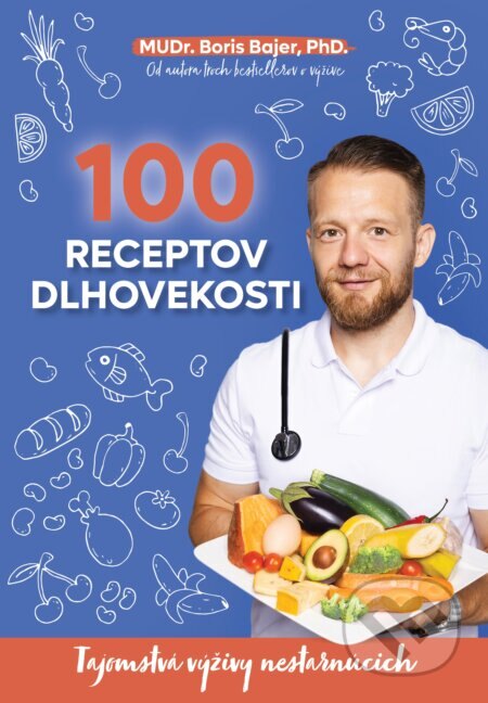 Obálka knihy 100 receptov dlhovekosti