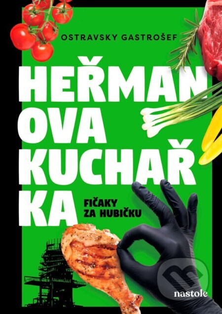 Obálka knihy Heřmanova kuchařka - fičaky za hubičku