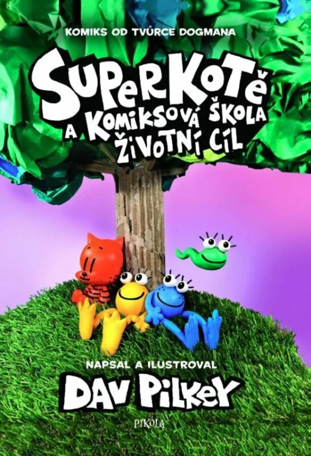 Obálka knihy Superkotě a komiksová škola: Žít naplno