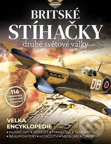 Obálka knihy Britské stíhačky 2. světové války