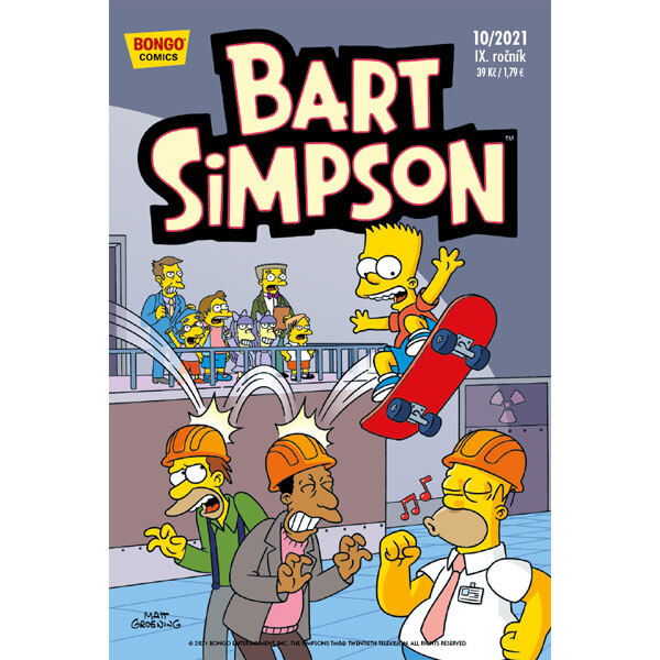 Obálka knihy Simpsonovi: Bart Simpson 10/2021