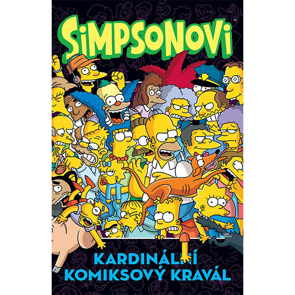 Obálka knihy Simpsonovi: Kardinální komiksový kravál