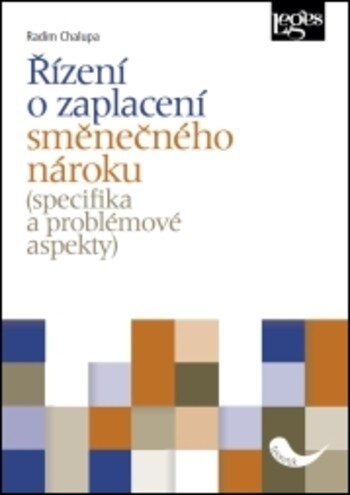 Obálka knihy Řízení o zaplacení směnečného nároku (specifika a problémové aspekty)