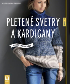 Obálka knihy Pletené svetry a kardigany