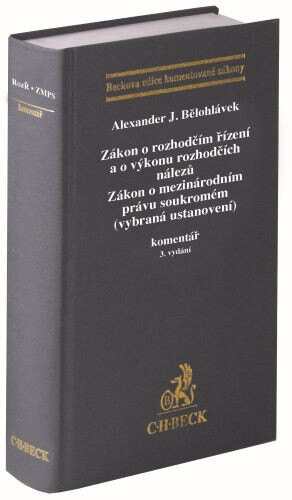 Obálka knihy Zákon o rozhodčím řízení a o výkonu rozhodčích nálezů. Zákon o mezinárodním právu soukromém (vybraná