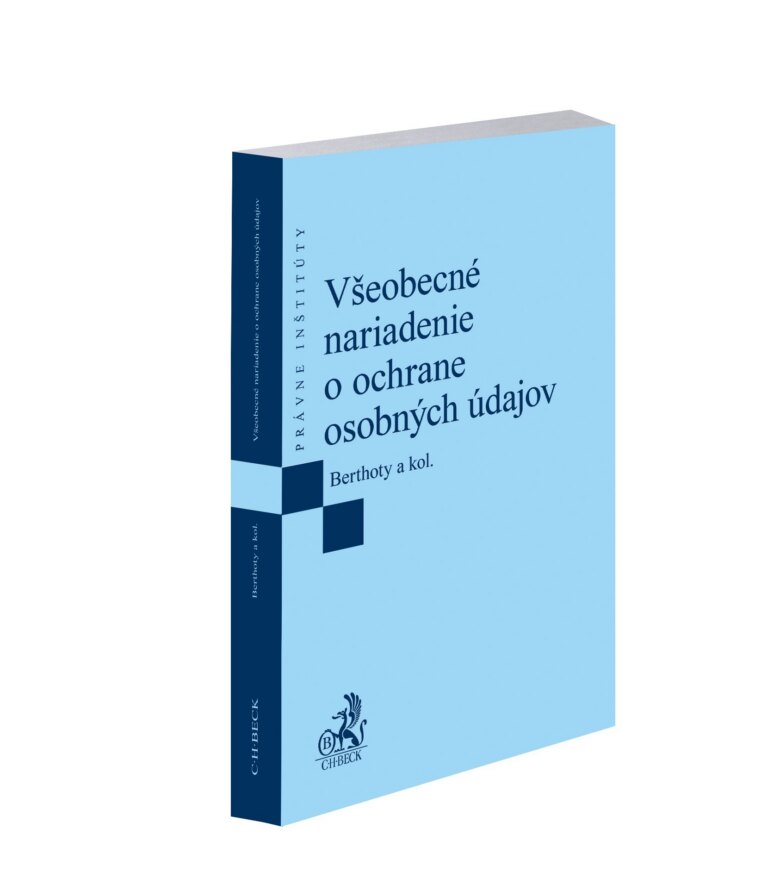 Obálka knihy Všeobecné nariadenie o ochrane osobných údajov