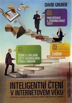 Obálka knihy Komplet Inteligentní čtení v internetovém věku (3xkniha, 1xpouzdro)