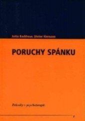 Obálka knihy Poruchy spánku. Pokroky v psychoterapii