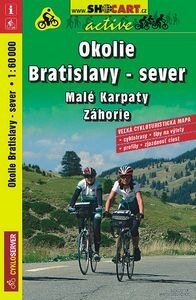 Obálka knihy Cykloturistická mapa SHOCart 171 Okolí Bratislavy - sever 1:60 000