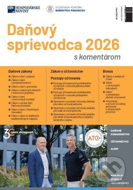 Obálka knihy Daňový sprievodca 2026