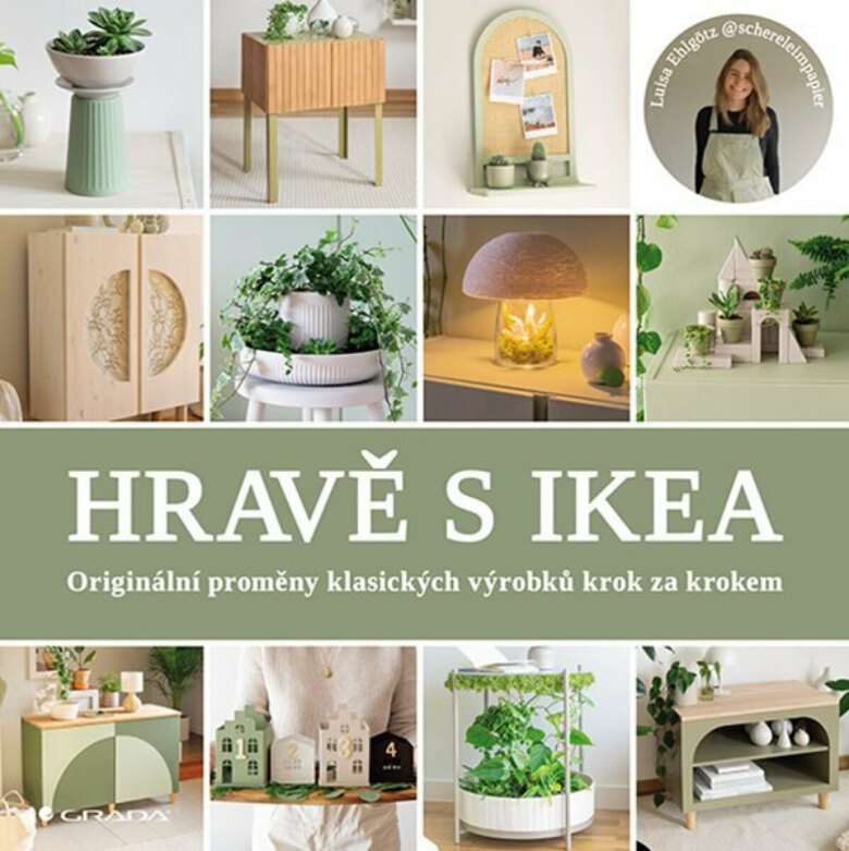 Obálka knihy Hravě s Ikea - Originální proměny klasických výrobků kok za krokem