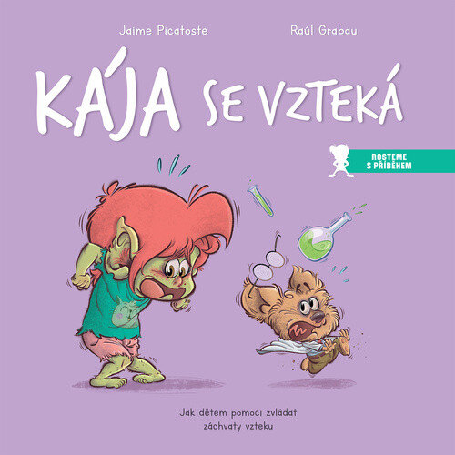 Obálka knihy Kája se vzteká