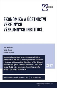 Obálka knihy Ekonomika a účetnictví veřejných výzkumných institucí
