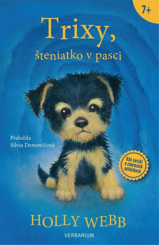 Obálka knihy Trixy, šteniatko v pasci