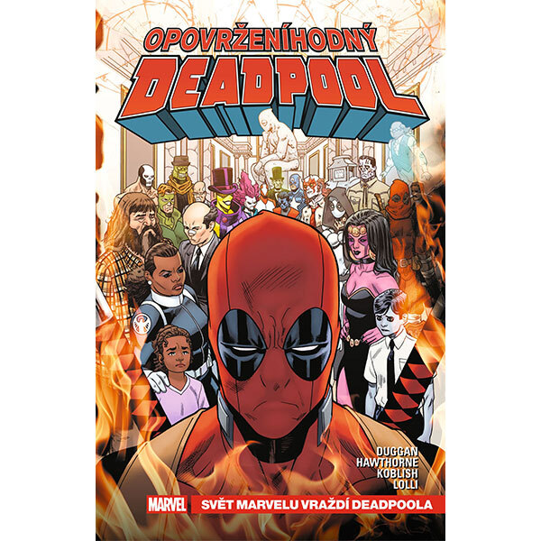 Obálka knihy Opovrženíhodný Deadpool 3: Svět Marvelu vraždí Deadpoola