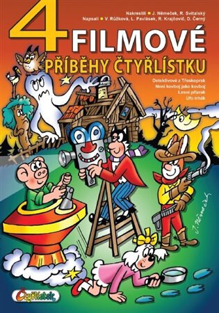 Obálka knihy 4 filmové příběhy Čtyřlístku