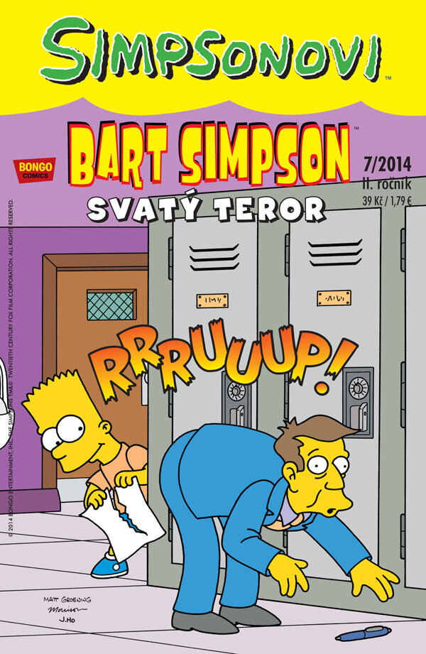Obálka knihy Simpsonovi: Bart Simpson 07/2014 - Svätý teror