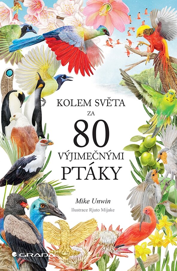 Obálka knihy Kolem světa za 80 výjimečnými ptáky