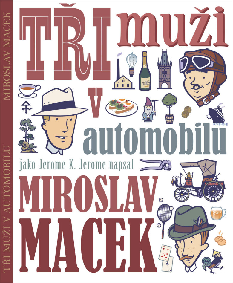 Obálka knihy Tři muži v automobilu