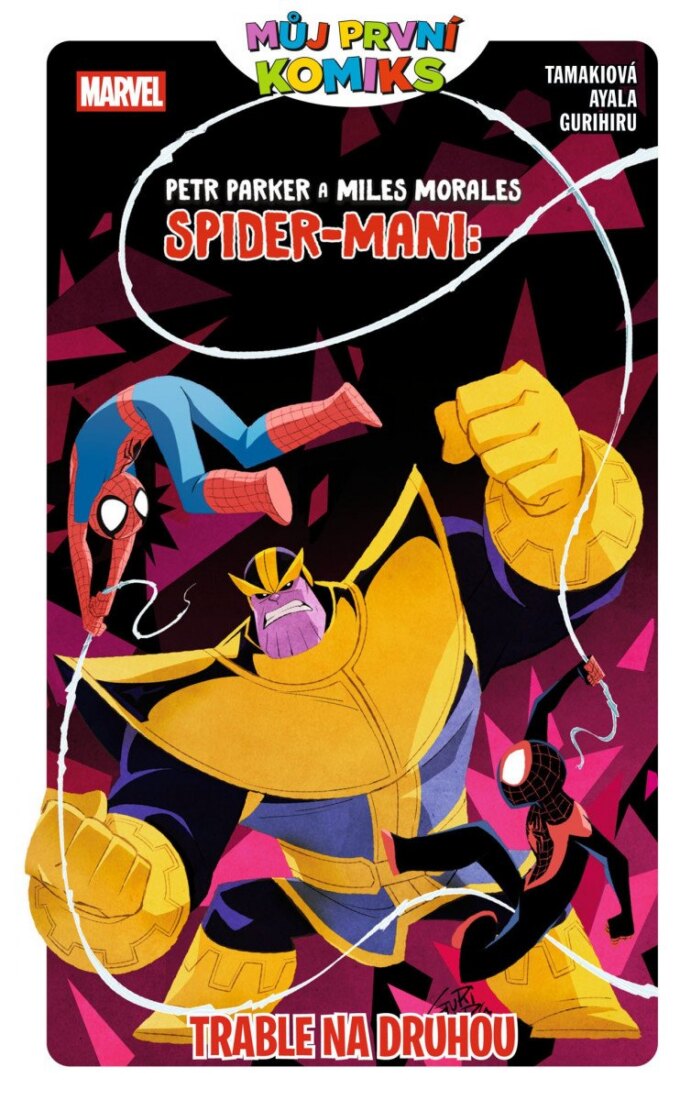 Obálka knihy Můj první komiks: Peter Parker a Miles Morales Spider-Mani: Trable na druhou