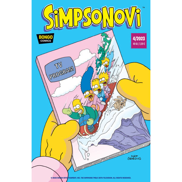 Obálka knihy Simpsonovi 04/2023