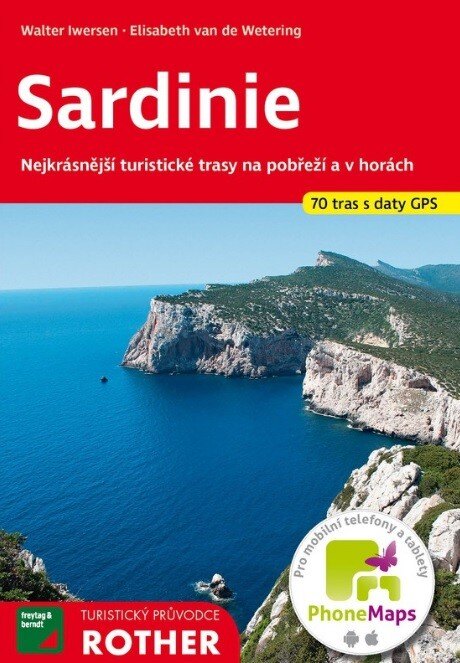 Obálka knihy Sardinie - turistický průvodce Rother (70 tras s daty GPS)