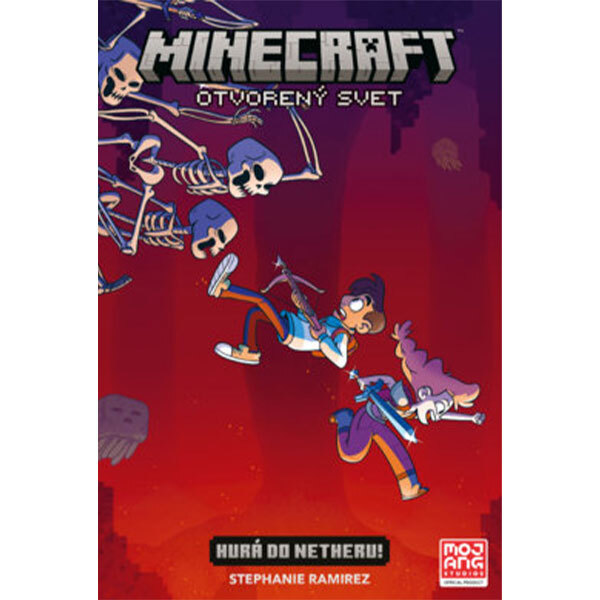 Obálka knihy Minecraft komiks: Otvorený svet - Hurá do Netheru!