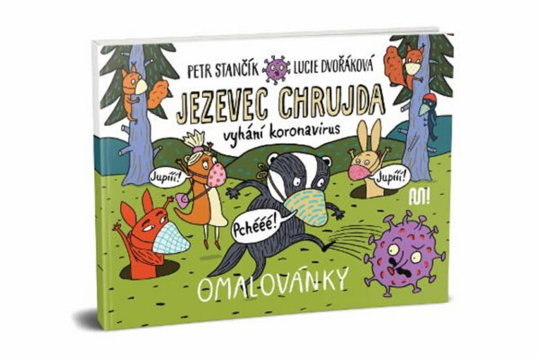 Obálka knihy Jezevec Chrujda vyhání koronavirus