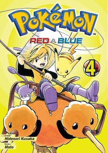 Obálka knihy Pokémon Red a Blue 4
