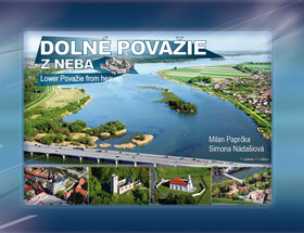 Obálka knihy Dolné Považie z neba Lower Považie from heaven