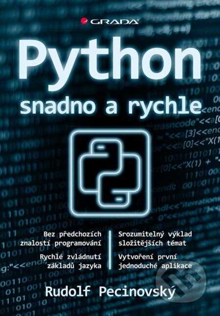 Obálka knihy Python snadno a rychle