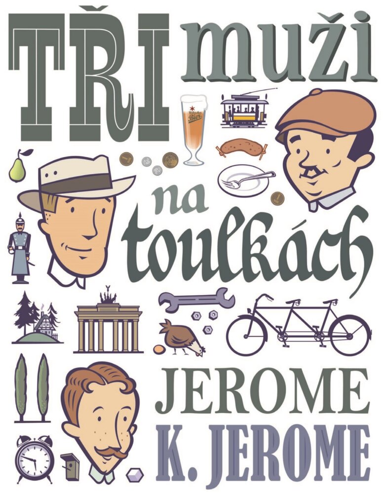 Obálka knihy Tři muži na toulkách