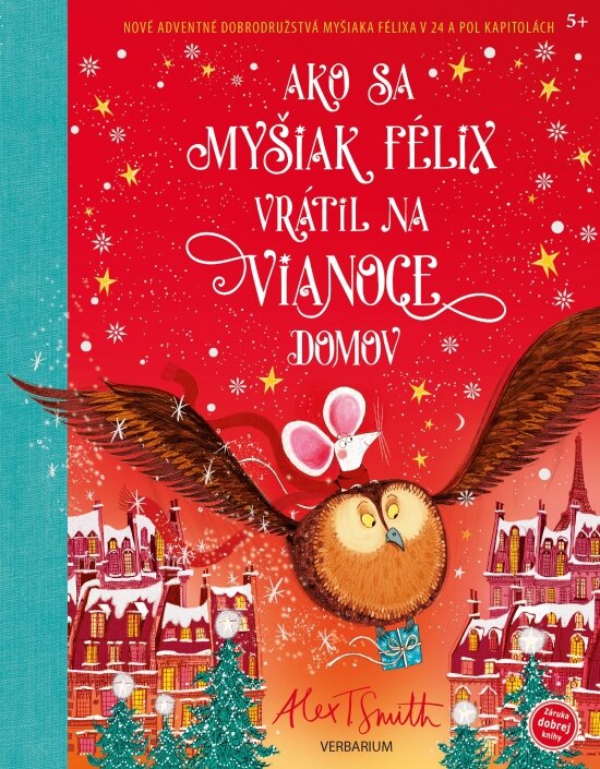 Obálka knihy Ako sa myšiak Félix vrátil na Vianoce domov
