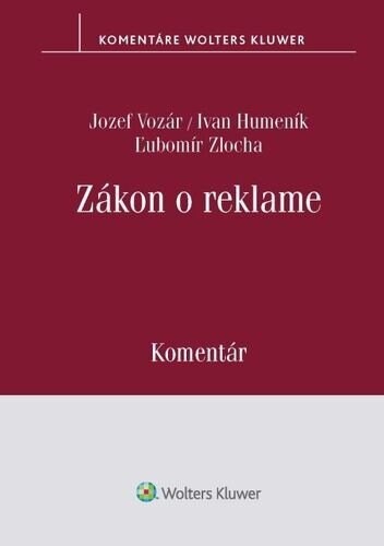 Obálka knihy Zákon o reklame
