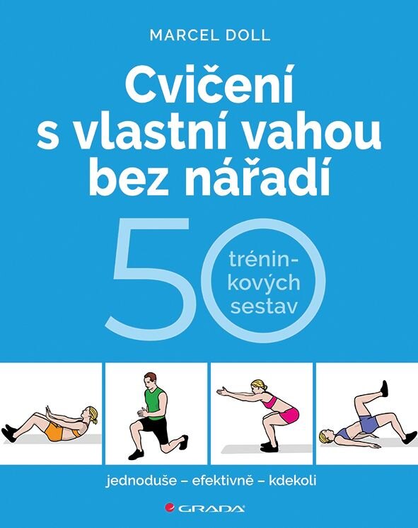 Obálka knihy Cvičení s vlastní vahou bez nářadí