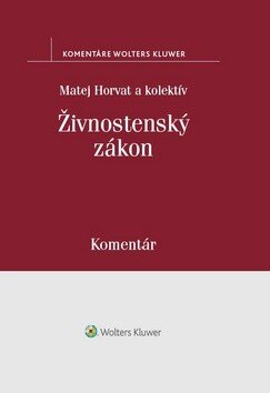 Obálka knihy Živnostenský zákon
